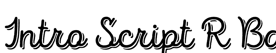 Intro Script R Base Shade Yazı tipi ücretsiz indir